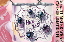 Gentle smiles 20oz tumbler wrap, Halloween Product Image 1