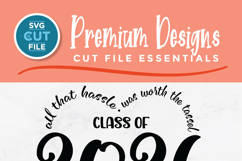Class of 2026 svg, cute heart grad svg, 2026 graduate senior Product Image 5