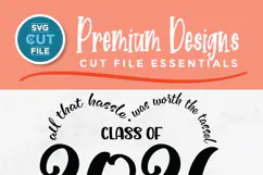 Class of 2026 svg, cute heart grad svg, 2026 graduate senior Product Image 5