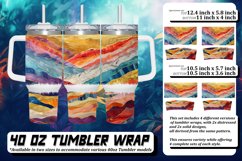 Glittery Magic Tumbler Wrap Pattern: Spring Sublimation Product Image 1