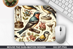 Vintage Mouse Pad Sublimation PNG Design - Mouse Pad PNG Product Image 1