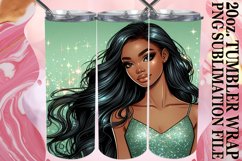 Glittery St. Patrick&#039;s Day Woman Tumbler Product Image 1