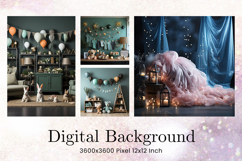 Newborn Backdrop Baby Digital Background Kids Room Studio139 Product Image 1
