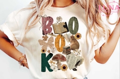 Retro Book Png, Ransom Note Typography Book Lover Png Product Image 6