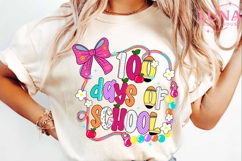 Happy 100 Days of School Coquette Png 100 Days of School PNG Product Image 4