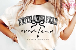 Faith Over Fear Png, Jesus Svg, Christian Shirt Png, Bible Product Image 6