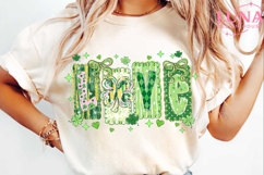 Lucky Shamrock Png, Blessed Vibes Png, Not Lucky Simply Png Product Image 3