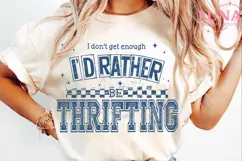 I’d Rather Be Thrifting PNG, thrift aesthetic shirt design Product Image 6