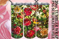 Scenic Stained Glass Tumbler Art Product Image 1