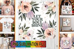 Playful TSHIRT Gift Ideas PNG, Flower Quote Product Image 1