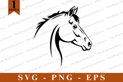 Horse SVG, Horse vector, Horse Silhouette, Cut files Product Image 1