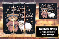 VIBRANT Sublimation Tumbler Design , Religious Product Image 1