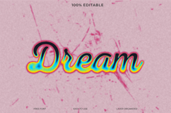 Gradient Blurry Text Effect Editable Photoshop Product Image 1