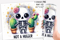Funny skeleton Tumbler Wrap|PNG, 20 oz. Product Image 2