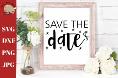 Save the date svg Wedding svg Bride svg wedding decal svg Product Image 1
