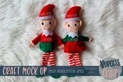 Dollar Tree elves Craft mock up |High Res JPEG Product Image 1