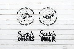 Cookies For Santa SVG Milk &amp; Carrots For The Reindeer Bundle Product Image 5