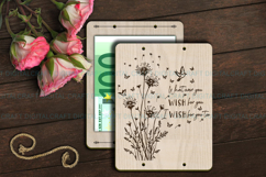 Birthday Money holder card svg laser cut Digital Download Product Image 1