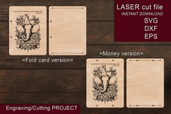 Birthday Money holder card svg laser cut Digital Download Product Image 2