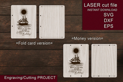 Birthday Money holder card svg laser cut Digital Download Product Image 4