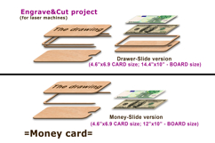 Birthday Money holder card svg laser cut Digital Download Product Image 5