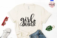 Girl maker - Mother SVG EPS DXF PNG Cutting File Product Image 2