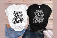 Fathers Day SVG PNG DXF EPS Super Hero Dad SVG Dad Quote SVG Product Image 4