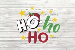 Christmas SVG | Hohoho Stars - svg, eps, png, jpg, pdf, dxf Product Image 1