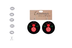 Stacked Earrings SVG Product Image 1