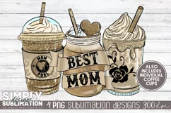 Best Mom | Mom Fuel | Mom Sublimation Coffee Cup Png Product Image 1