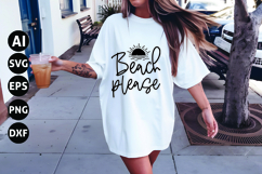 Beach Please Svg, Family Vacation Svg Product Image 1