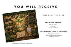 Irish by Birth Blessed Tumbler Wrap Product Image 2