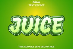 juice text effect with green color. Product Image 1