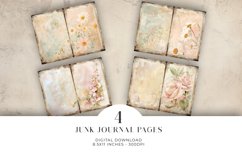 Wedding Junk Journal Digital Paper Bi-fold Product Image 1