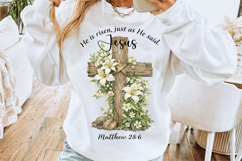 He Is Risen png, Jesus Easter png Product Image 8