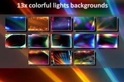13x Colorful lights backgrounds in high resolution Product Image 1
