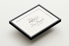 Tree branch PSD DIY logo, hand drawn Photoshop template Product Image 4