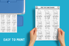 Dwarf coloring games, activities, coloring pages for kids Product Image 14