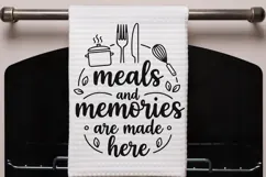 Meals And Memories Are Made Here svg, Farmhouse Kitchen Svg. Product Image 5