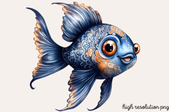 Gothic Under the Sea Clipart PNG Product Image 1