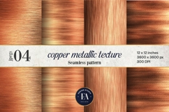 Copper Metallic Texture | Brushed Foil Background Product Image 1