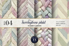 Herringbone Plaid Pattern | Fabric seamless Texture Product Image 1