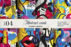 Pop Art Digital Paper |Comic Book Background Product Image 1