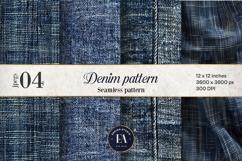 Blue Denim Texture, Denim Jeans pattern Product Image 1