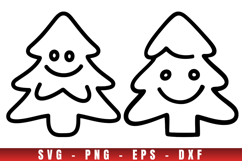 Christmas icon svg, icon png clipart, christmas outline svg Product Image 1