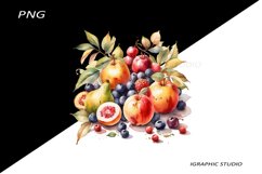 Greece summer clipart, Mediterranean Food Clipart Product Image 1