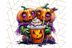 Spooky Café Cuties Halloween PNG Clipart, Holiday Elements Product Image 2