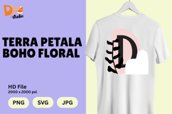 Terra Petala Boho Floral Monogram Product Image 1