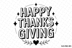 Happy Thanks Giving Svg | Halloween Svg | Svg Cut Files Product Image 1