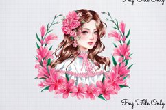 South East Asian Girls Clipart PNG Product Image 1